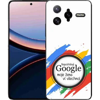 Pouzdro na mobilní telefon Gelový kryt mmCase na Xiaomi Poco F7 Ultra - žena ví všechno bílé pozadí