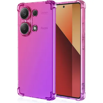 Pouzdro na mobilní telefon Kryt Xiaomi Redmi Note 13 Pro Shock duhový růžovo-fialový (obal neboli pouzdro na Xiaomi Redmi Note 13 Pro)