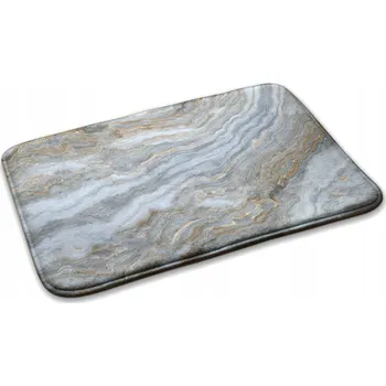 Rohožka Moderní kobereček do šatny nebo pod schody, mramorový vzor, 75x45 cm