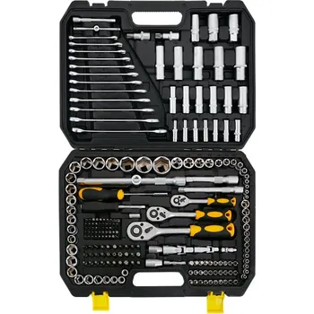 Gola sada PRO-technik Gola sada 1/2" a 3/8" a 1/4", 218-dílná PROFI