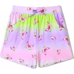 DÍVČÍ BAVLNĚNÉ KRAŤASY S MOTÝLKY Barva: Fialková, Velikost: 122