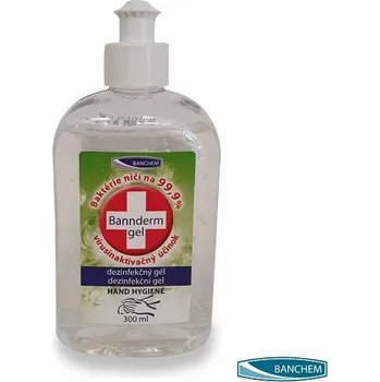 Dezinfekce BANNDERM GEL desinfekční na ruce, 300 ml