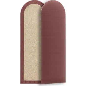 Obraz Čalouněný Panel pro nástěnný velurový plot 20x60, Starorůžová