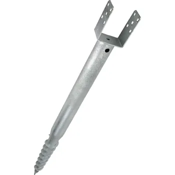 Zemní vrut MTR® Zemní vrut U Zn 1085/960 mm, 121×135×70 mm