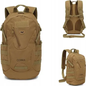 turistický batoh Vojenský Batoh Nils Camp NC3905 20-40 l hnědý