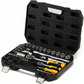 Gola sada Sada hlavic nástrčných MASTERTOOL PROFI 1/4" - 1/2" CRV ráčna 72Т 72 ks