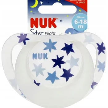 dudlíky Anatomický silikonový Dudlík NUK 6 měsíců +