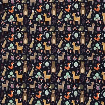 SWAFING Bavlněná látka Bodo zvířátka