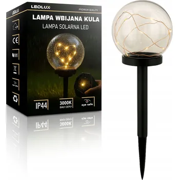 Venkovní osvětlení Solární Zahradní Lampa LED Zapichovací Dekorativní Koule Dýmová Skleněná Kulička Hrot