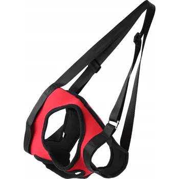 Postroj pro psa REHABILITAČNÍ POSTROJ NOSÍTKO ČERVENÉ NA ZADNÍ NOHY S 48CM