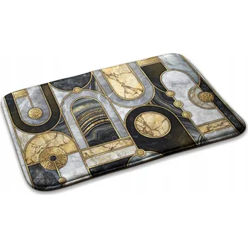 Koberec Dekorativní Protiskluzový Kobereček Rohožka do pokoje Geometrický vzor 90x60