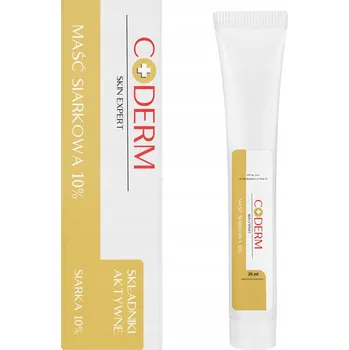 Bylinná léčivá mast Sírová mast Coderm svrab, plíseň, akné 25 ml