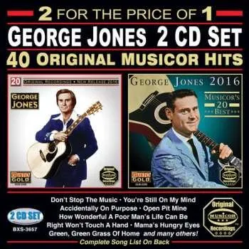 Zahraniční hudba 2CD George Jones: 40 Original Musicor Hits 2016