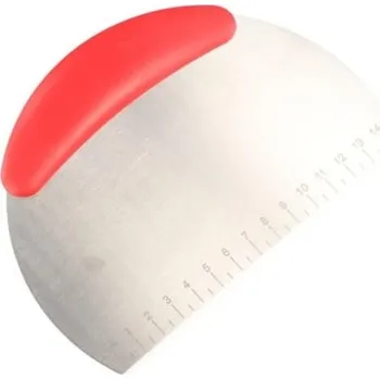 UG Grill Stěrka na těsto půlkulatá červená