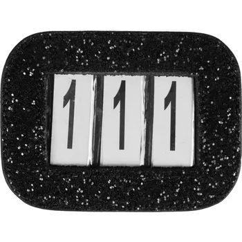 Čištění pro koně Horka Startovní číslo Glitter black shine