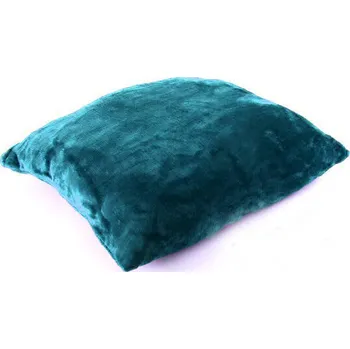 Příze Povlak na polštář Velur barva Tyrkysová, 40X40cm