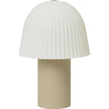 Lampička Ferm Living, Bezdrátová stolní lampa Frill 22 cm bílo-béžová - Formadore