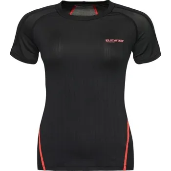 Dámské funkční triko Klimatex MIREN S Černá, Oranžová