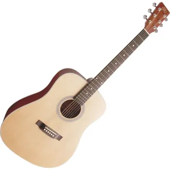 Kytara SX SD204 Natural Akustická kytara