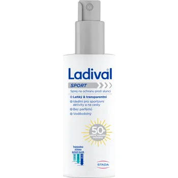 Přípravek na opalování Ladival Sport sprej na opalování SPF50 Plus 150 ml