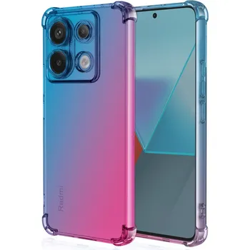 Pouzdro na mobilní telefon Kryt Xiaomi Redmi Note 13 Pro 5G Shock duhový modro-růžový (obal neboli pouzdro na Xiaomi Redmi Note 13 Pro 5G)