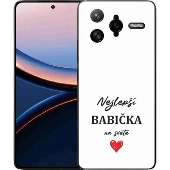 Pouzdro na mobilní telefon Gelový kryt mmCase na Xiaomi Poco F7 Ultra - nejlepší babička 1 bílé pozadí