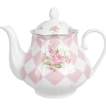 Konvice na čaj Clayre & Eef - Porcelánová konvička na čaj SWEET ROSES SWRTE