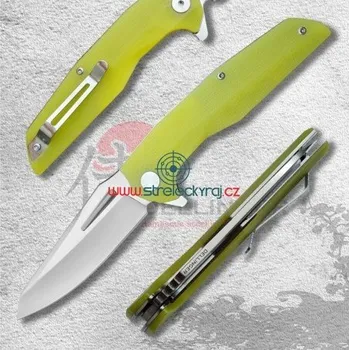 Kuchyňský nůž nůž zavírací Dellinger Coyotte Flipper - GREEN 8Cr14MoV