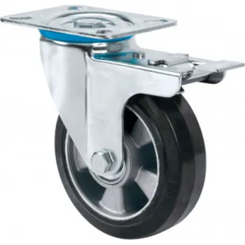 Pojezdové kolečko ZV-DE 2-4684 Průmyslové kolečko - otočné s brzdou