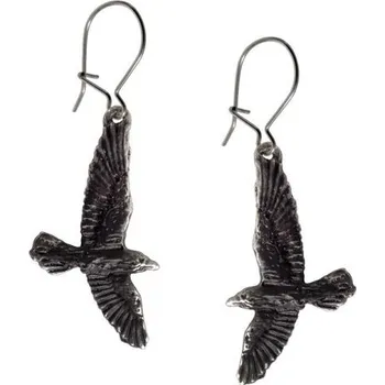 Náušnice Black Raven, náušnice