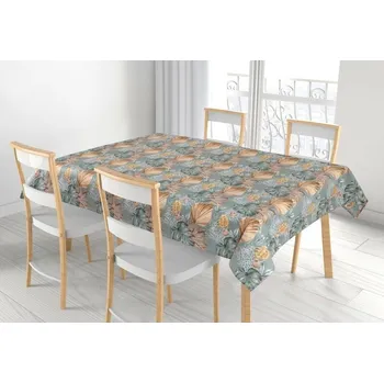 Bellatex Ubrus Adéla Monstera, růže žlutá, 120 x 140 cm, mix barev