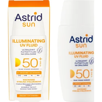 Přípravek na opalování Astrid Sun OF50 Ultralehký pleťový fluid 50 ml