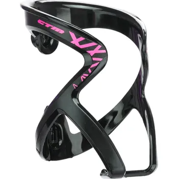 Košík na láhev Držiak na fľašky CTM ESVE, čierna/ružová