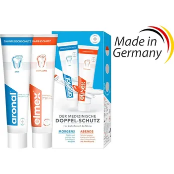 zubní pasta Elmex & Aronal Zubní Pasta Duo 2x75ml
