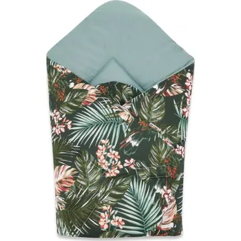 Zavinovačka Baby Nellys novorozenecká zavinovačka, Papoušek - zelená