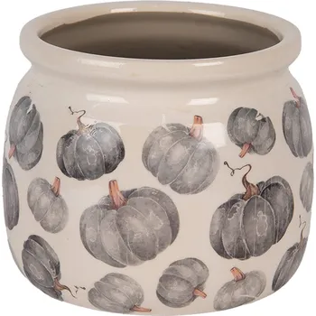 Květináč Clayre & Eef - Keramický květináč COUNTRY STYLE PUMPKIN 6CECSP0001M