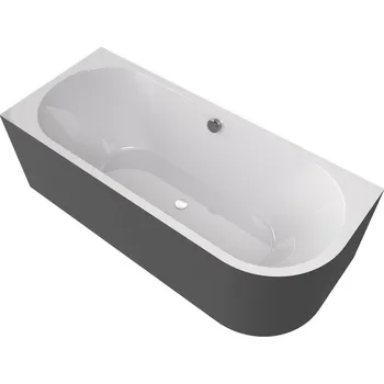 Vana VIVA L MONOLITH asymetrická vana 170x75x60cm,&nbsp;bílá/carina