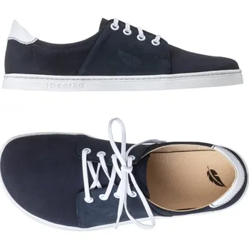 Pánské tenisky Peerko barefoot kožené tenisky 2.0 Mood Midnight modré Velikost: 44