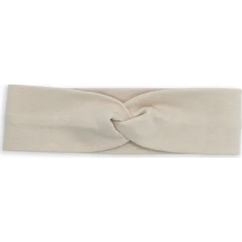 Čelenka Dětská překřížená čelenka z úpletu světle růžová 7m-5r