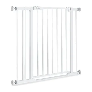 Dětská zábrana hauck Bezpečnostní branka do dveří Clear Step Set 2 + 9 cm White
