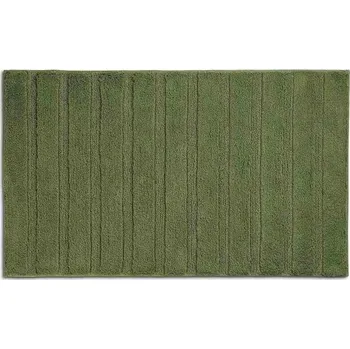 Protiskluzová podložka KELA Megan 80 × 50 × 1,6 cm, 100% bavlna, mechově zelená