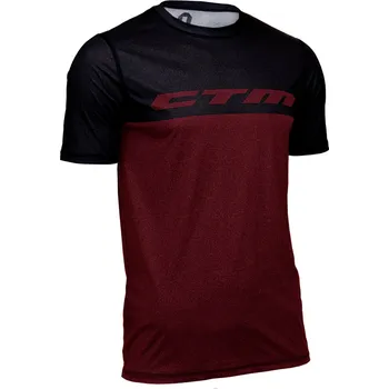 cyklistický dres Dres CTM 2017 TECH TEE, tehlová/šedá, S