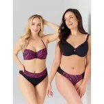 85258 - plavková podprsenka Triola, 85 D, černo - růžová