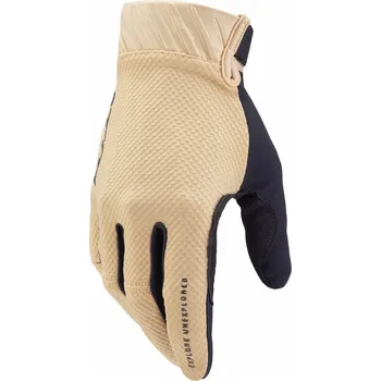 Cyklistické rukavice Rukavice CTM Pathyst dlhe, velcro, M, púštne