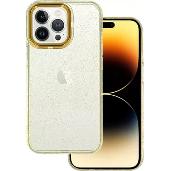 Pouzdro na mobilní telefon Pouzdro Protect Gold Glitter iPhone 14 Zlaté