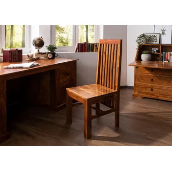 CAMBRIDGE HONEY Jídelní židle designer dřevěná, akácie