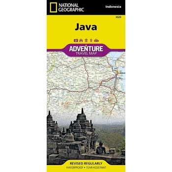 National Geographic Maps mapa Java 1:700 t. National Geographic voděodolná