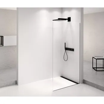 ARCHITEX BLACK MATT sprchová zástěna 762mm, čiré sklo