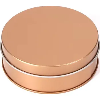 Dóza na potraviny Plechová dóza na tabak - Hnedá