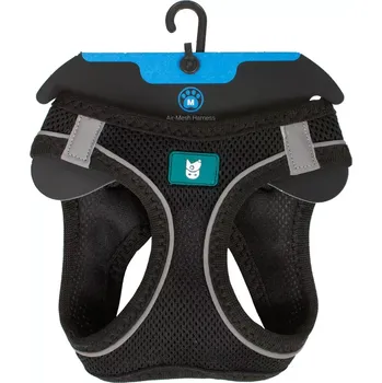 Vodítko pro psa Farm company soft mesh postroj pro psy černý XS 32-36cm